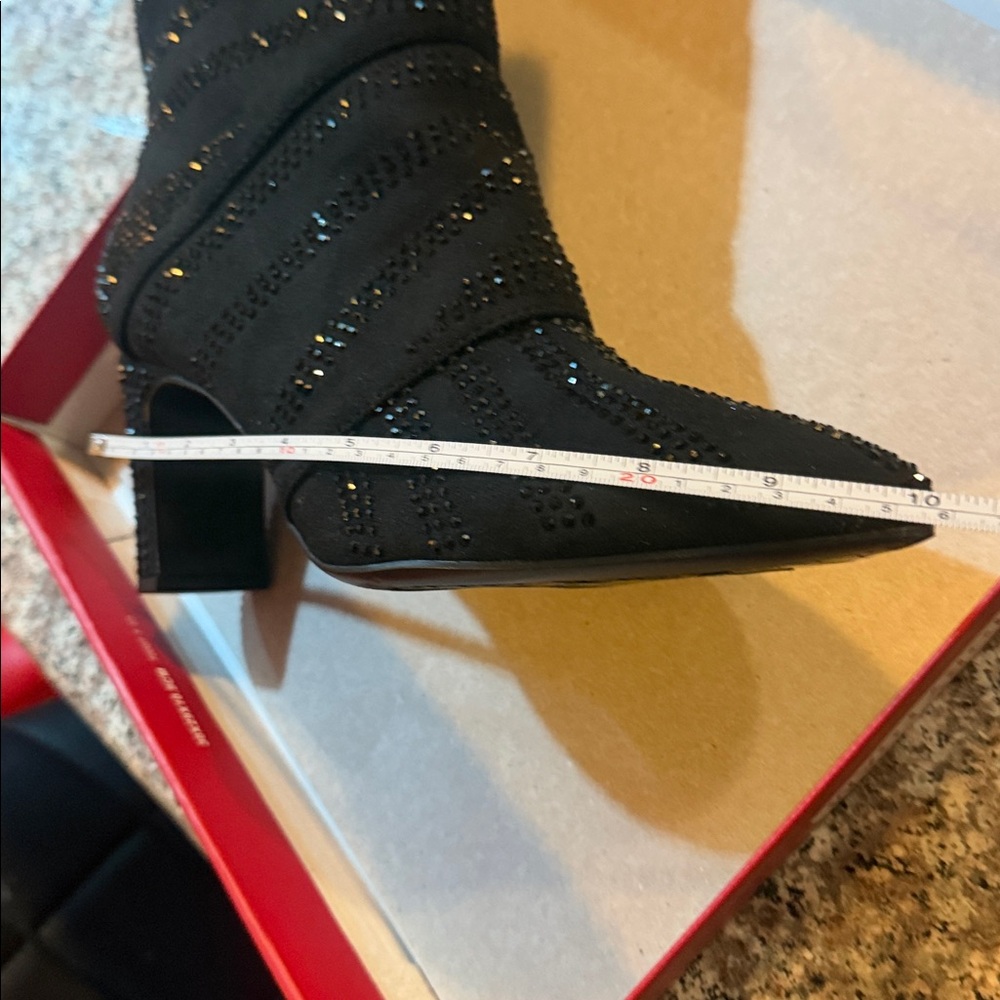 Black rhinestone boots - Picture 11 of 12
